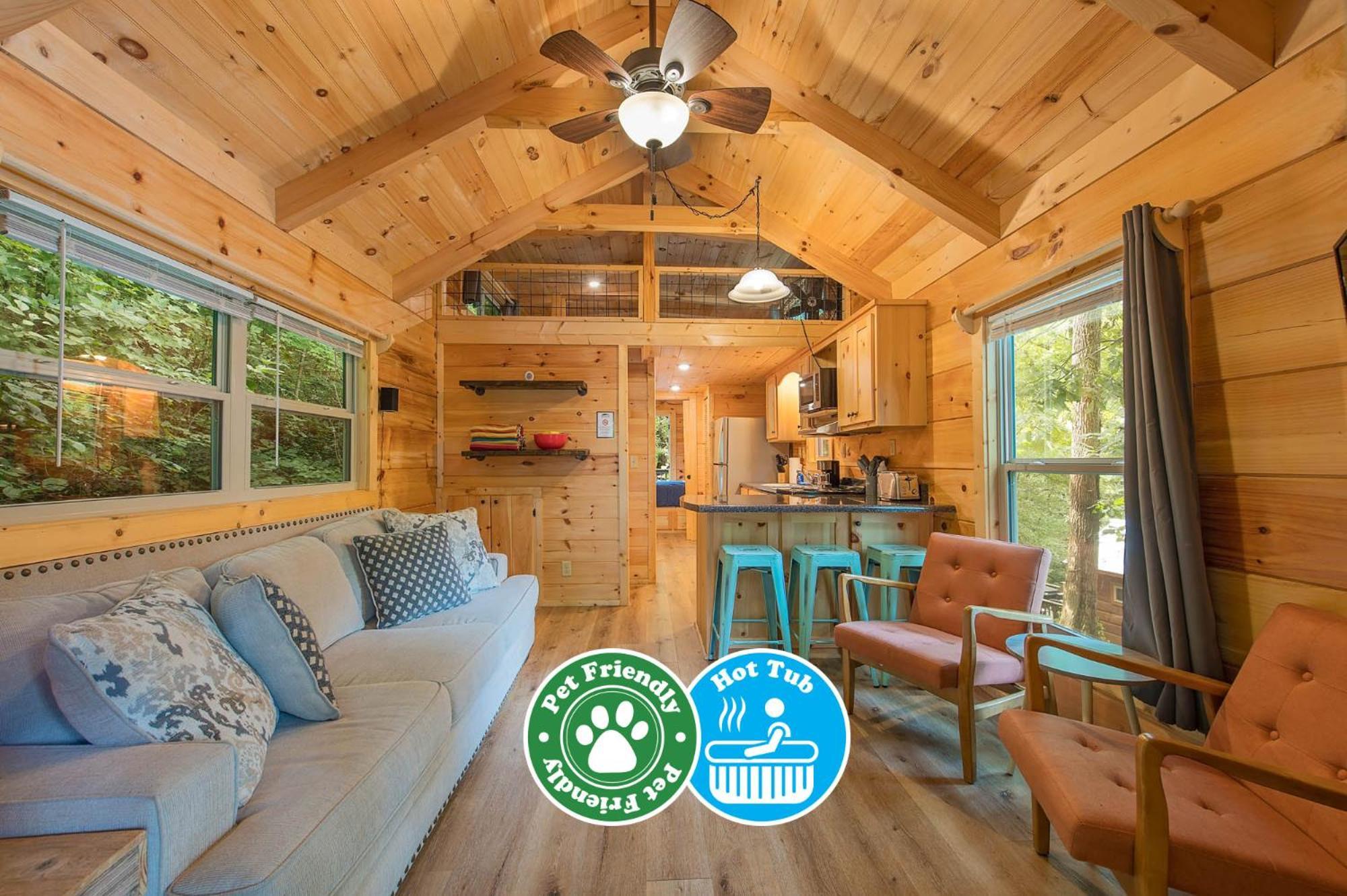 Ryon Tiny Home Cabin City-Side Rustic Retreat Chattanooga Extérieur photo